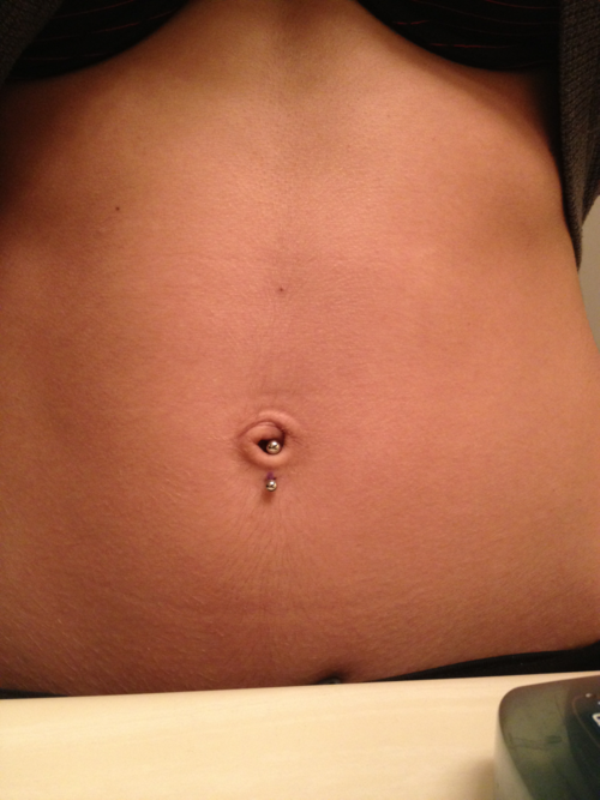 Small Bottom Belly Button Piercing