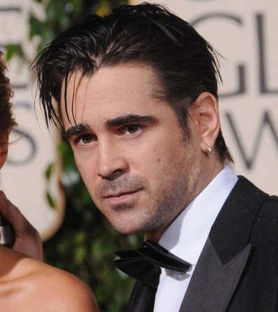 Colin Farrell - Ear piercing