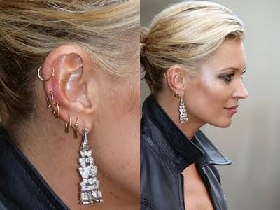 Kate Moss Ear Piercing