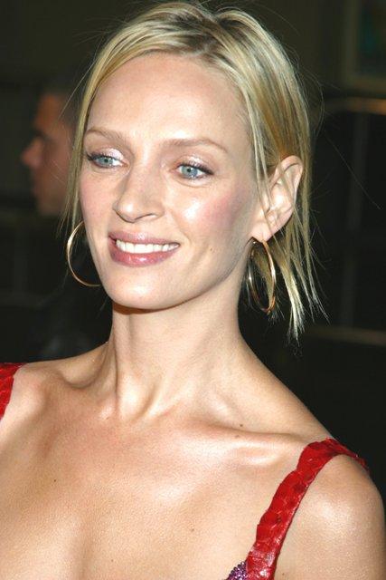 Uma Thurman Ear Piercing