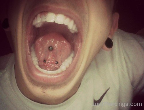 Three Tongue Piercing