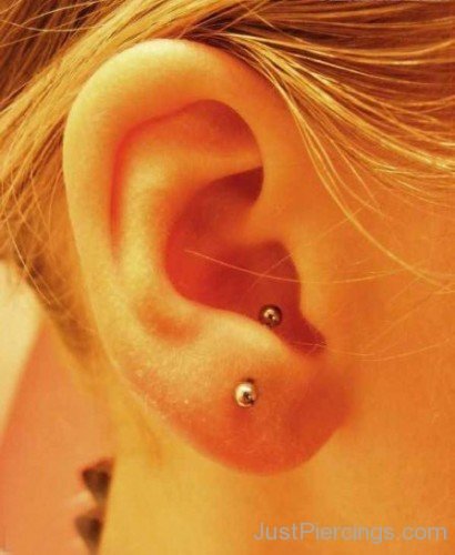 Ant Tragus Piercing For Girls