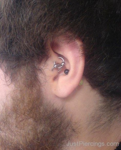 Anti Tragus And Tragus Piercing