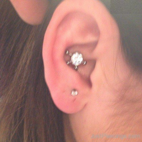 Attractive New Anti Tragus Piercing