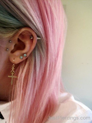 Lobe And Anti Tragus Piercing