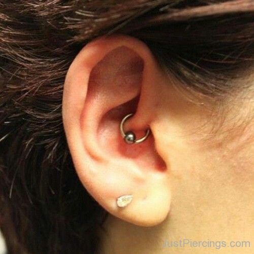 Daith and Lobe Piercings