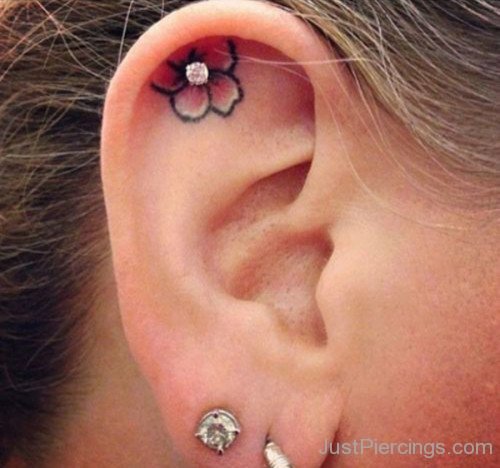 Helix and Lobe Piercing