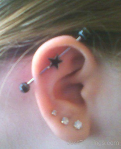 Industrial Star Piercing