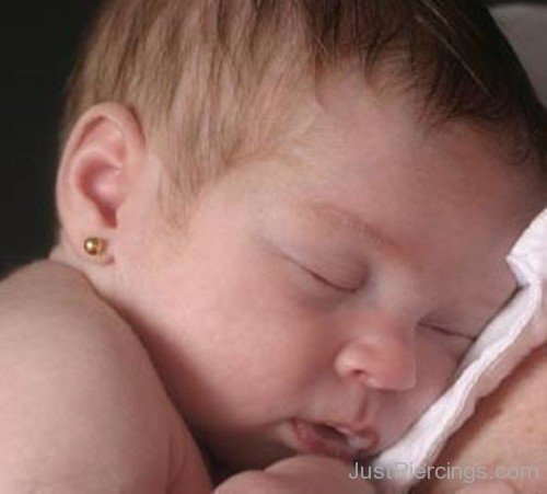 Lobe Piercing For Baby