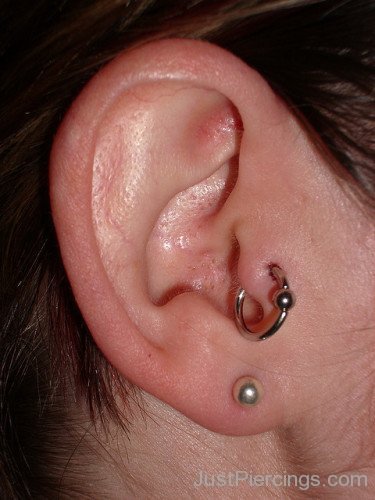 Lobe and Tragus Piercing