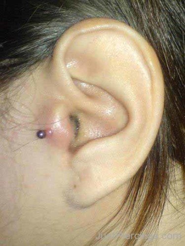 Single Tragus Piercing