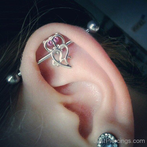 Industrial and Lobe Piercings