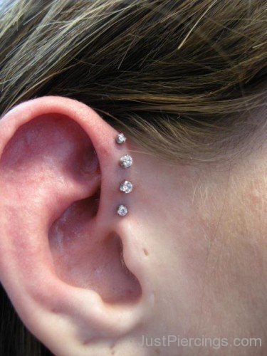 Beautiful Helix Piercing