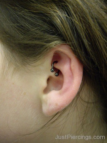 Black Rook Piercing