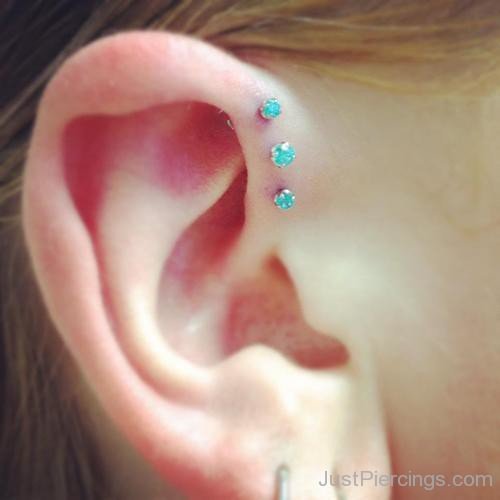 Cute Helix Piercing For Girls