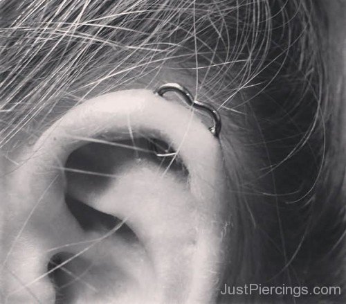 Heart Helix piercing Picture