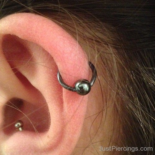 Helix Barbell Piercing