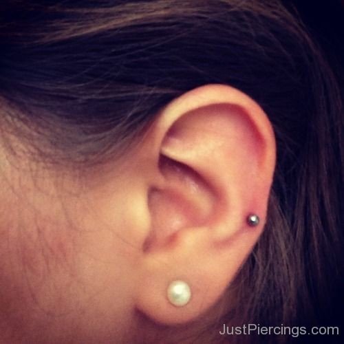 Lobe And Helix Piercing