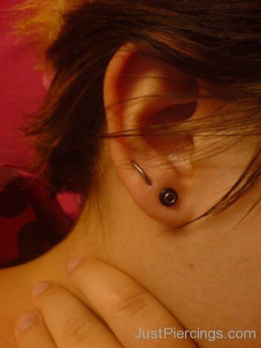 Lobe And Helix Piercing