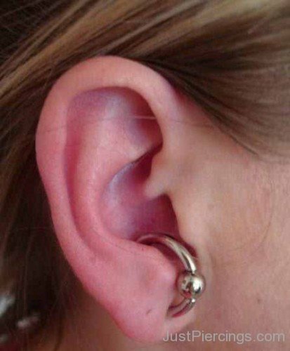 Lobe Ring Piercing