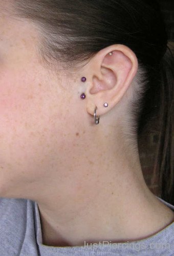 Tragus And Lobe Piercing