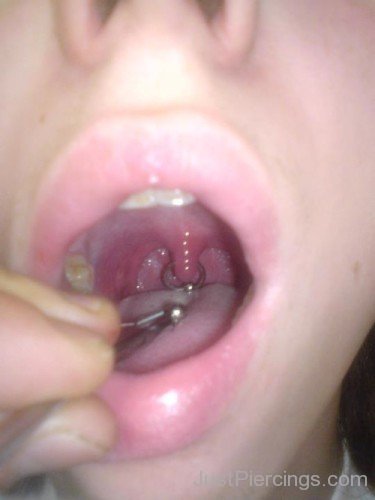 Uvula And Tongue Piercing