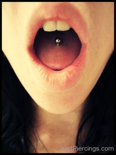 Beautiful Image Of Tongue Piercing