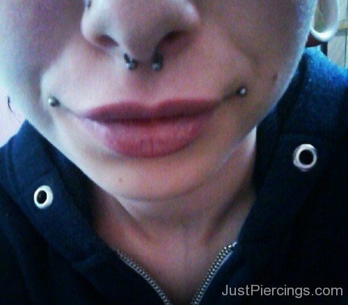 Septum And Dahlia Bites Piercing