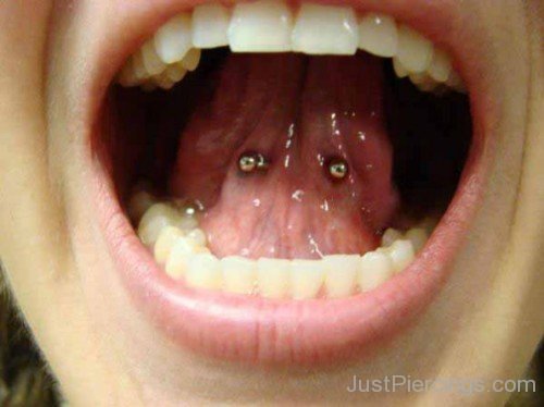 Tongue Web Piercing