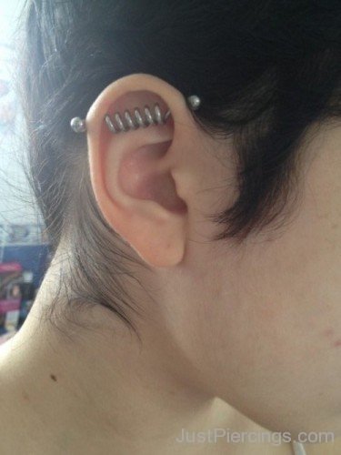 Steel Scaffold Piercing With Bar Long Spiral