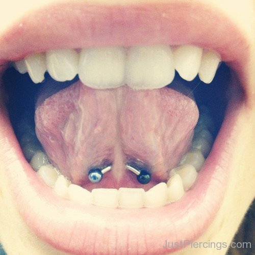 Tongue Web Piercing 