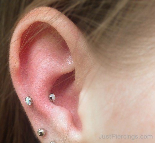 Conch And Lobe Piercing