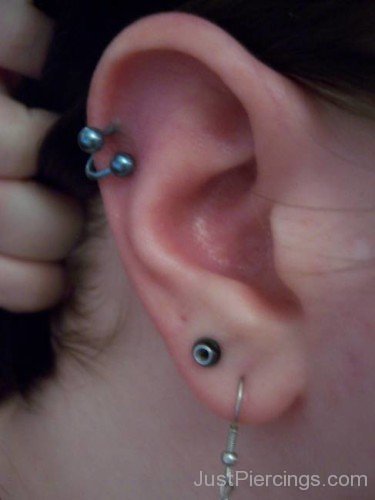 Helix And Lobe Piercings