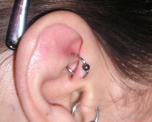 Orbital And Tragus Piercing 