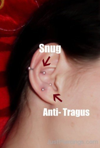 Snug Piercing And Anti Tragus Piercing