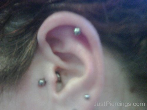 Tragus And Helix Piercing