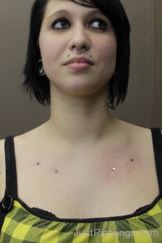 Clavicle Piercing Scars-PN123