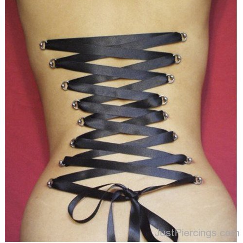 Corset Piercing On Back-JP123