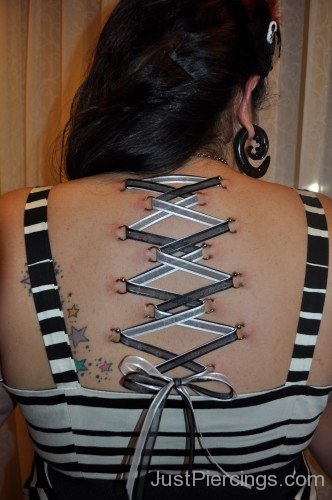 Corset Piercing On Back-JP123