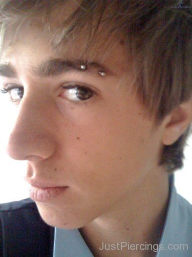 Eyebrow Piercing For Young Guys-JP123