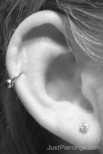 Helix And Lobe Stone Piercing-JP123