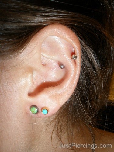 Helix and Lobe Piercings-JP123