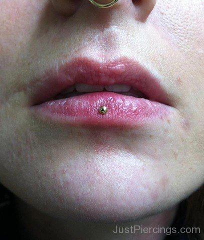 Labret Lip Piercing Picture-JP123