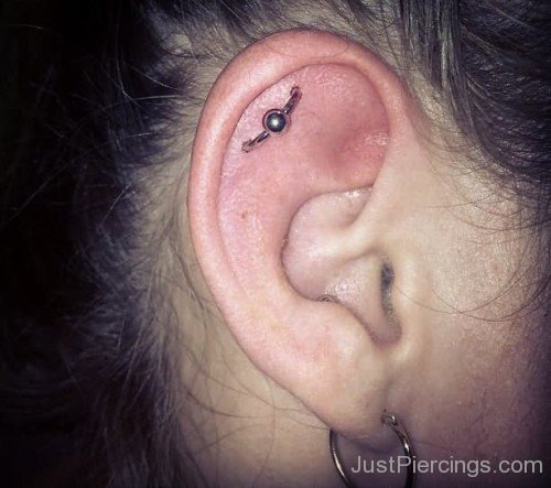 Lobe And Orbital Piercing For Women-PN123.