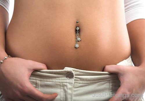 Flower Belly Piercing-JP12348