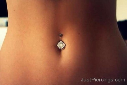 Flower Ring Belly Piercing-JP12349