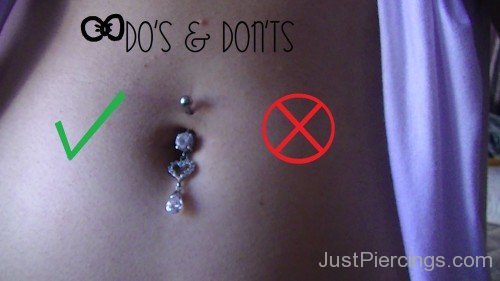 Latest Belly Piercing With Heart Ring-JP12358