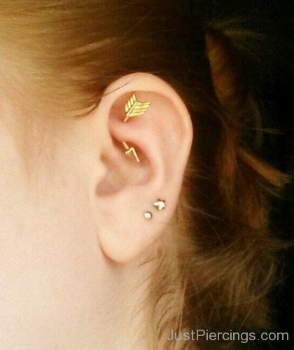 Arrow Piercing On Ear