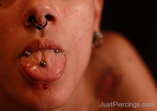 Awesome Tongue Piercing