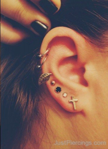 Cool Multiple Ear Piercing